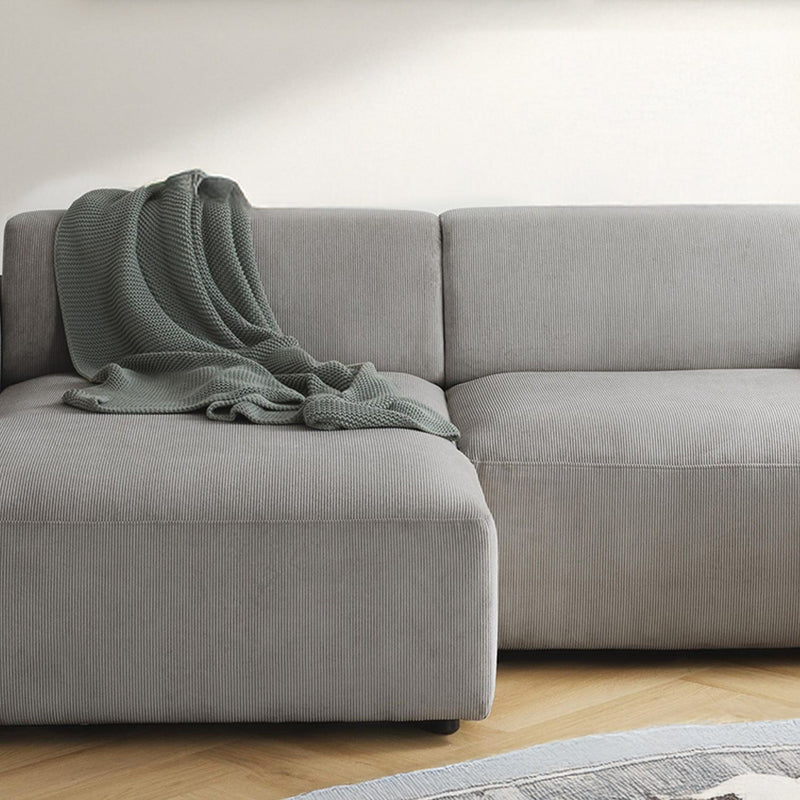 Tivoli L-Shape Sofa in Rustic Gray