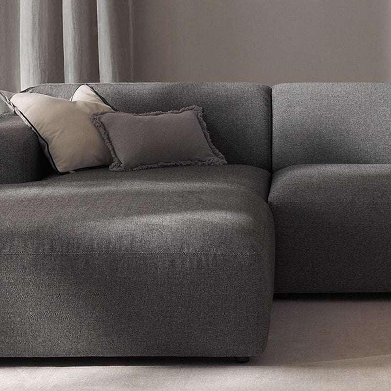 Posada L-Shape Sofa in Dark Gray