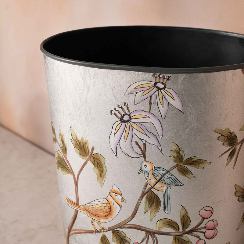 Luna Flora Hand-Painted Bin