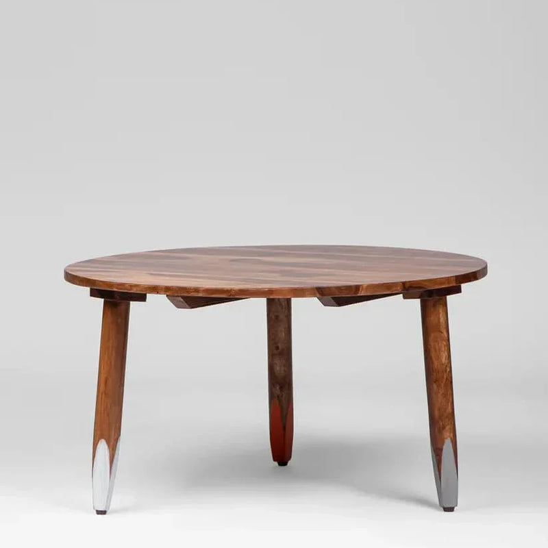 Wunpol Solid Wood Coffee Table - Craft Decor