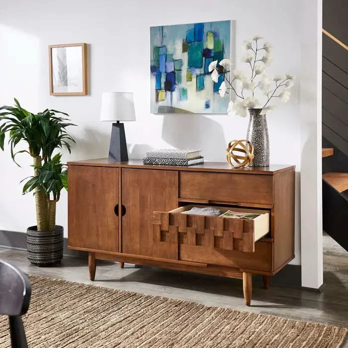 Textured Drawer Sideboard – with Ample Storage