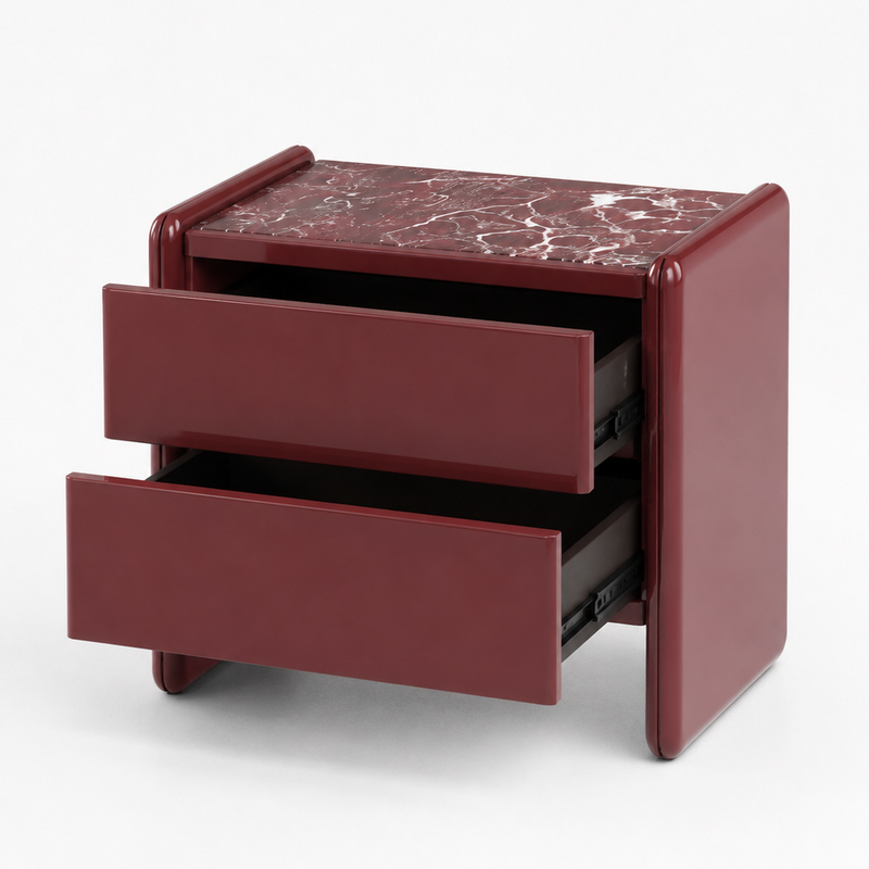 The Rovelle Bedside Table — Luxury Modern Nightstand with 2 Drawers