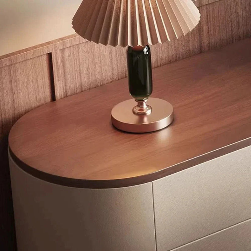 Modern Bedroom Vanity Set with Mirror and Storage