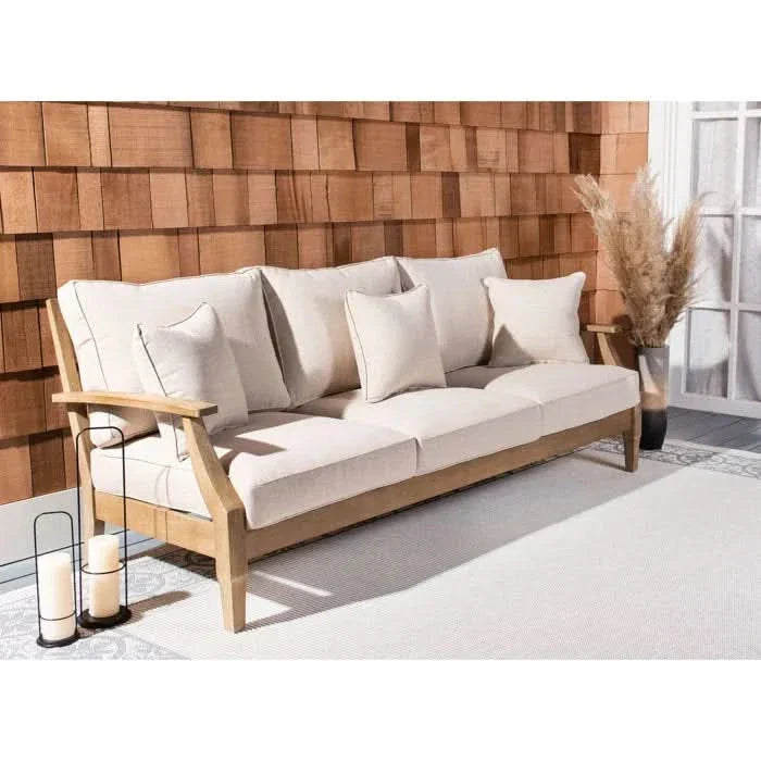 Outdoor Patio Sofa with Cushions – All-Weather Seating