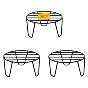 Wooden Empiro Durable Easy Pot Stand - 1171 Metal Stand Wooden Empiro Pack of 3