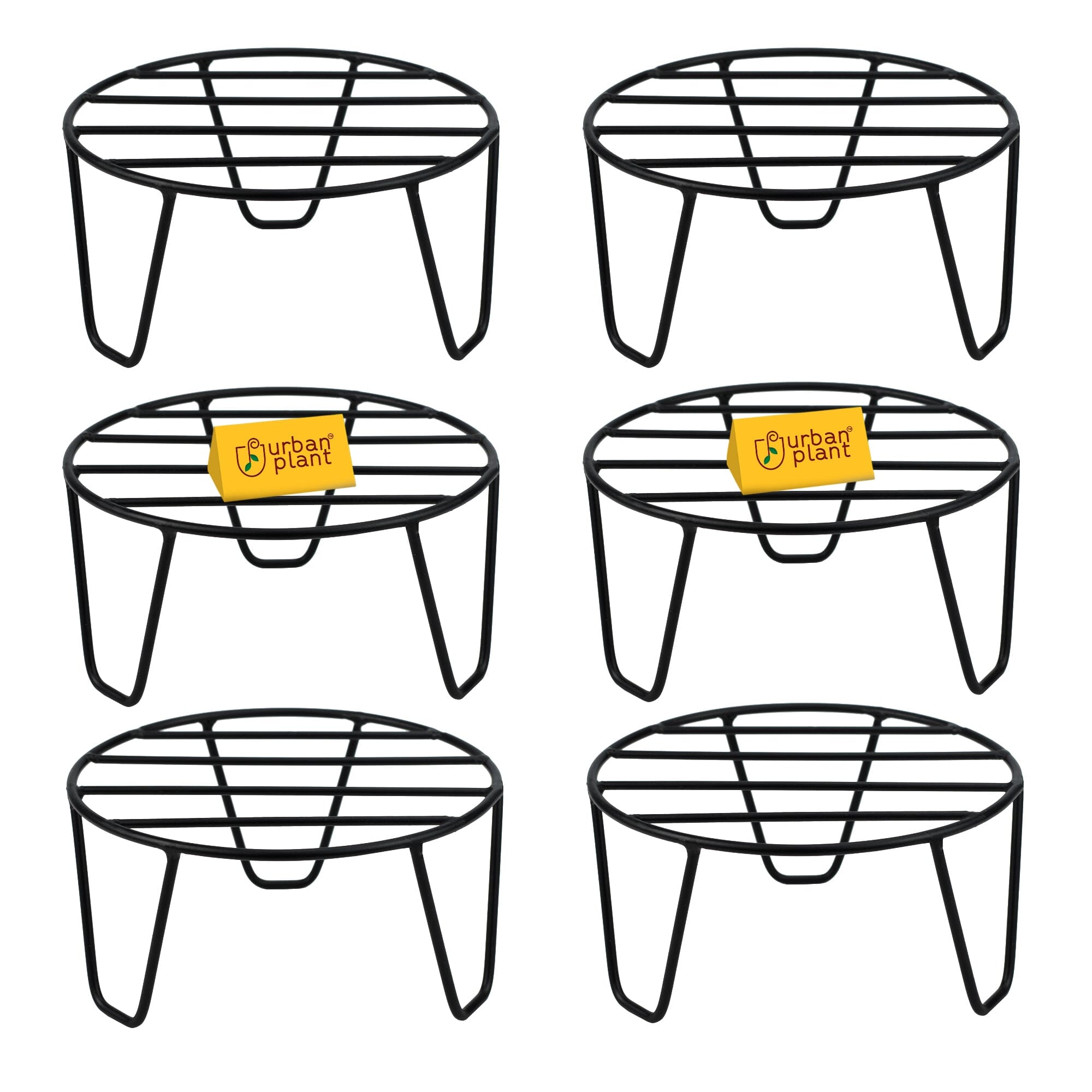 Wooden Empiro Durable Easy Pot Stand - 1171 Metal Stand Wooden Empiro Pack of 6