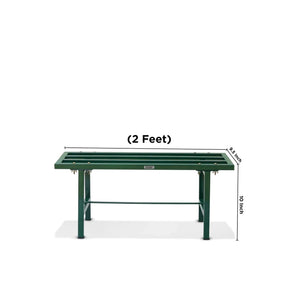 SUMO Heavy-Duty Plant Pot Stand Metal Stand Wooden Empiro Green 2 Length ft.