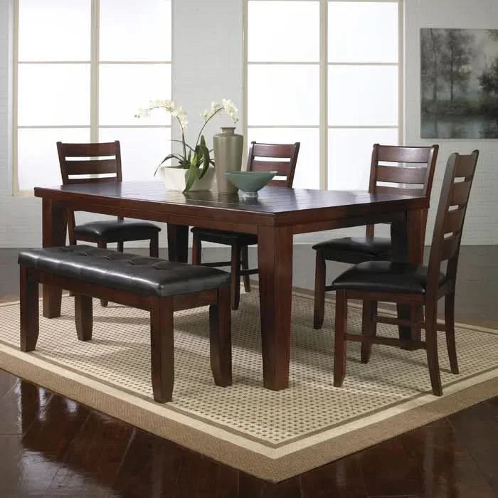 Gaclpop Trestle Dining Set - Wooden Empiro