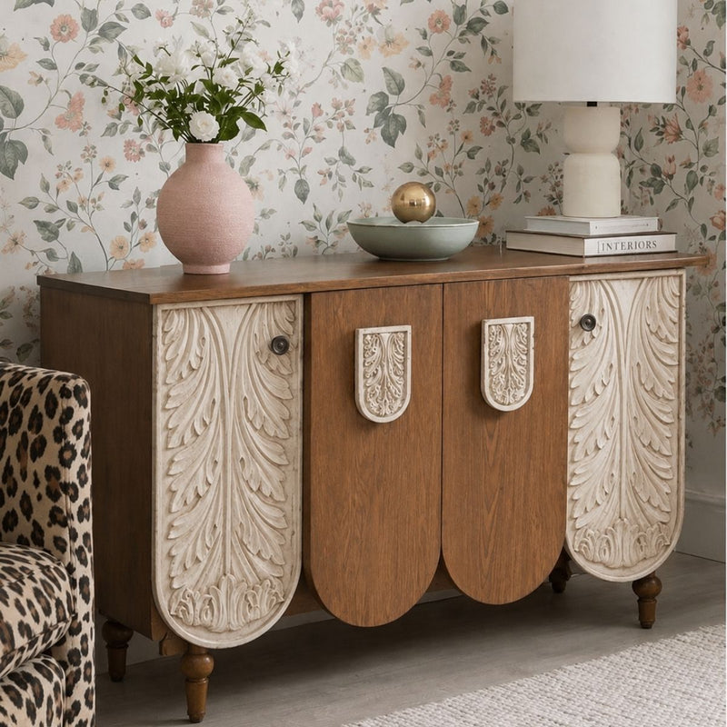 Victorian Wooden Storage Cabinet