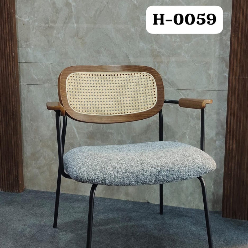Lekky Rattan Cane Dining Chair - Wooden Empiro