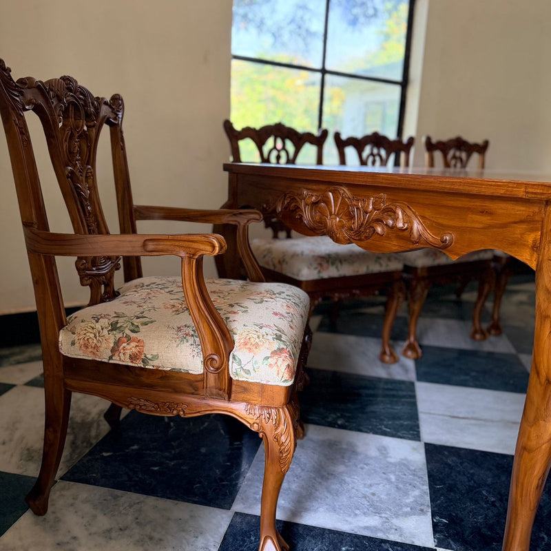 Louis XV transitional dining chairs~