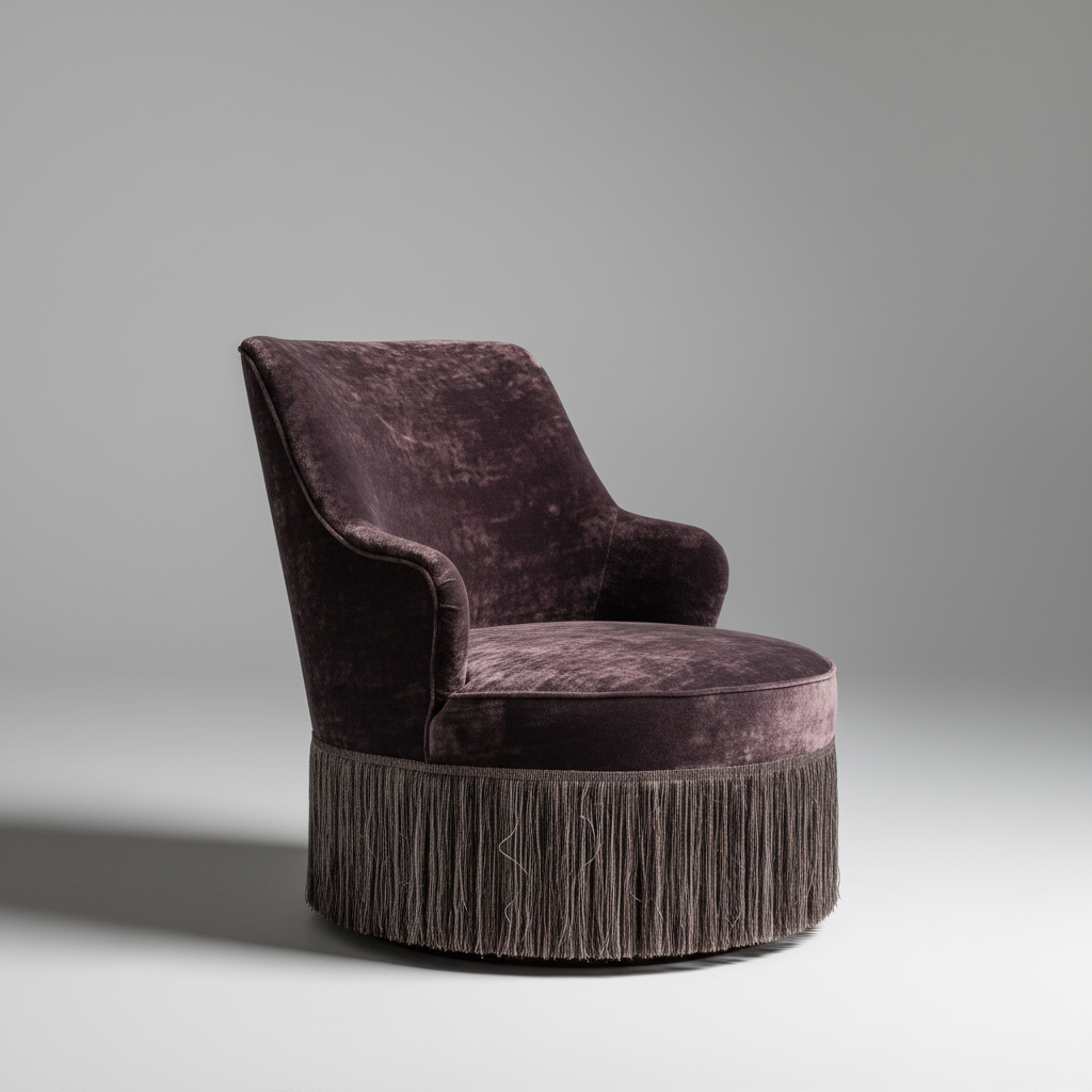 Fringe Accent Chair – detail view
