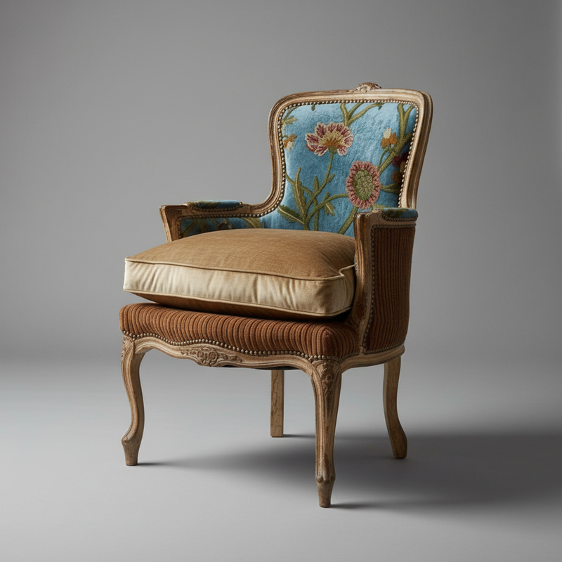 Floral Accent Chair