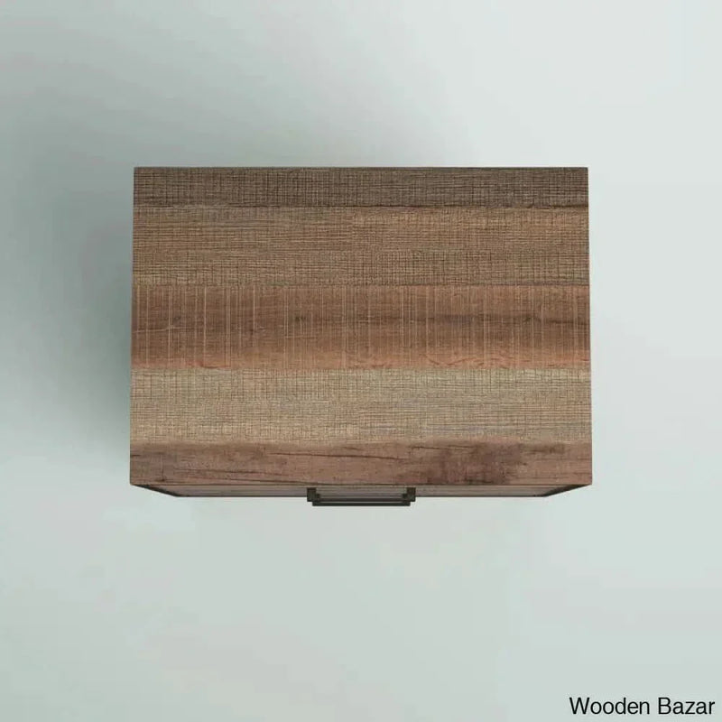 Achouhada Solid + Manufactured Wood Nightstand