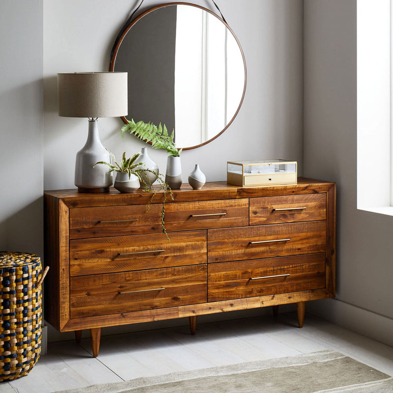 Yuized Wood 7-Drawer Dresser - Wooden Empiro