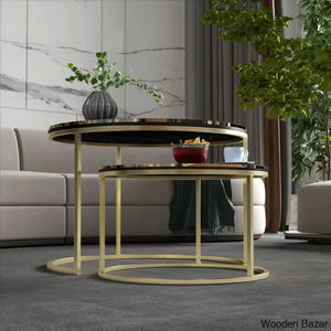 Aleyciha Coffee And Center Table (Set Of 2) Black