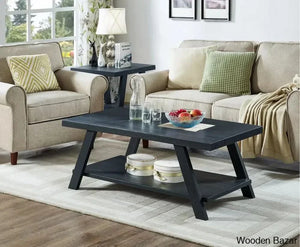 Angeleca Coffee And Center Table Black