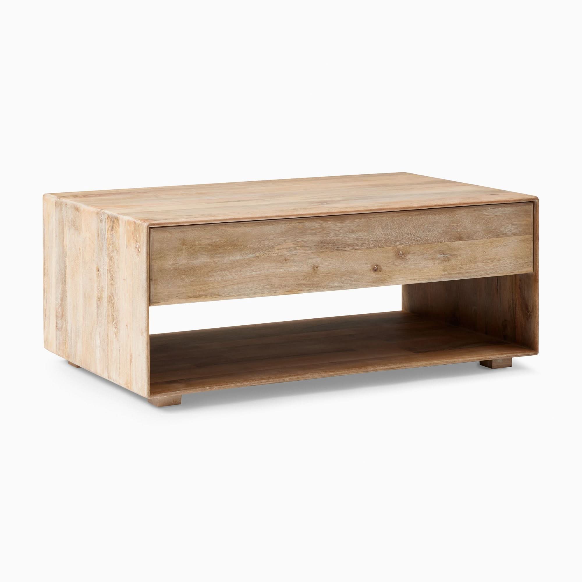 Raccky Storage Coffee Table - Wooden Empiro