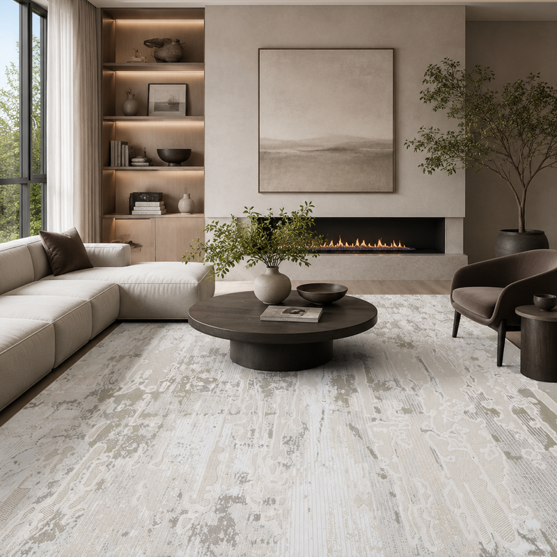 The Asterra Rug — Luxury Modern Abstract Area Rug