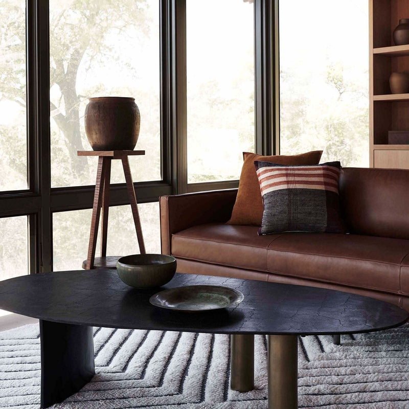 Witerest Aluminum Flat Leg Coffee Table - Wooden Empiro