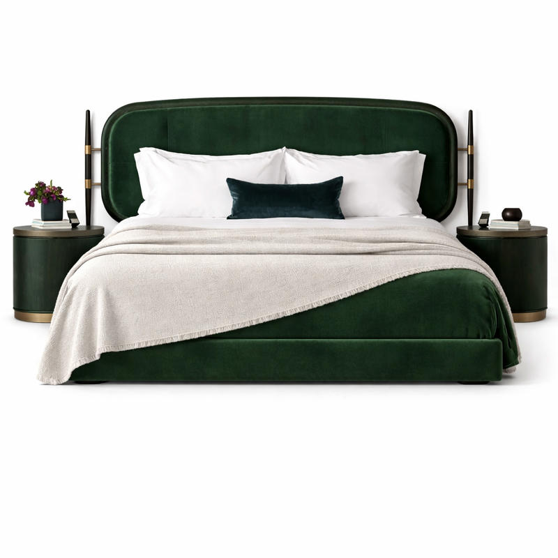 Milio Contemporary Traditional Fushion Bed