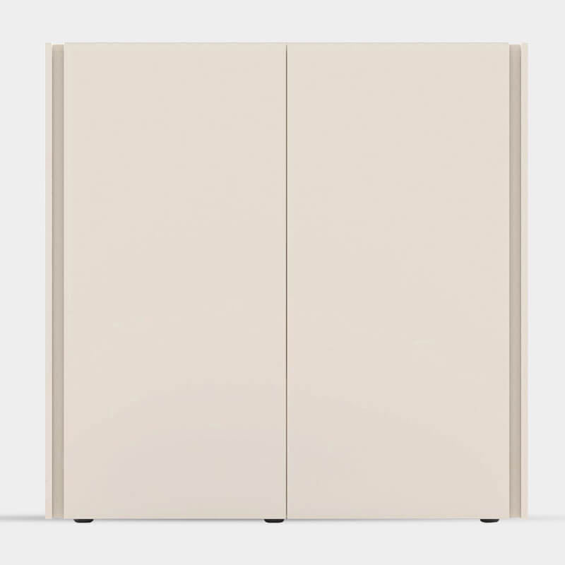 Multipurpose Compact 2-Door White Sideboard