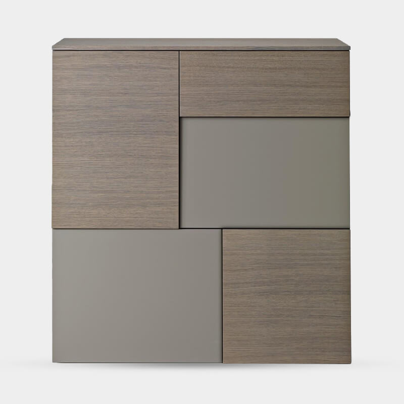 Georgia Modern Two-Tone Dark Grey Sideboard