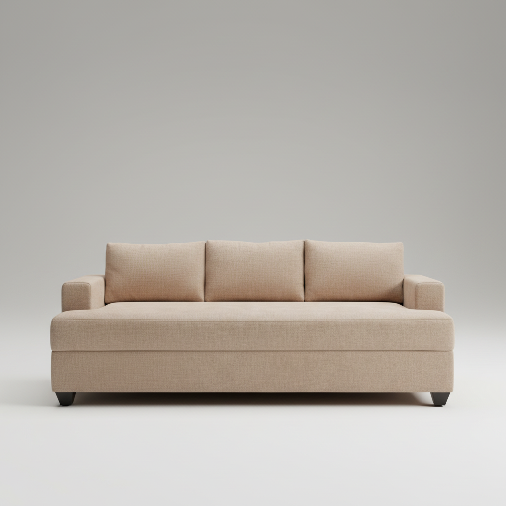 The Baug Sofa — Clean-Lined Lounge, made to order by Wooden Empiro — view 3