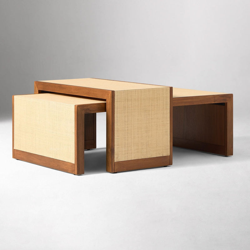 Kialered Nesting Coffee Tables - Wooden Empiro