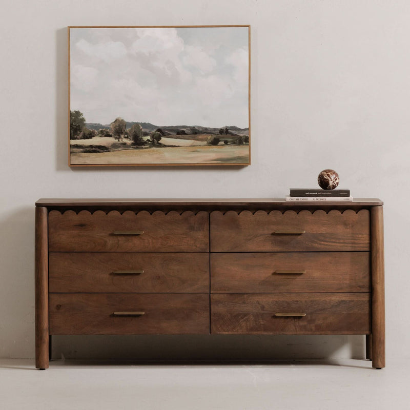 Lakser 6-Drawer Dresser - Wooden Empiro