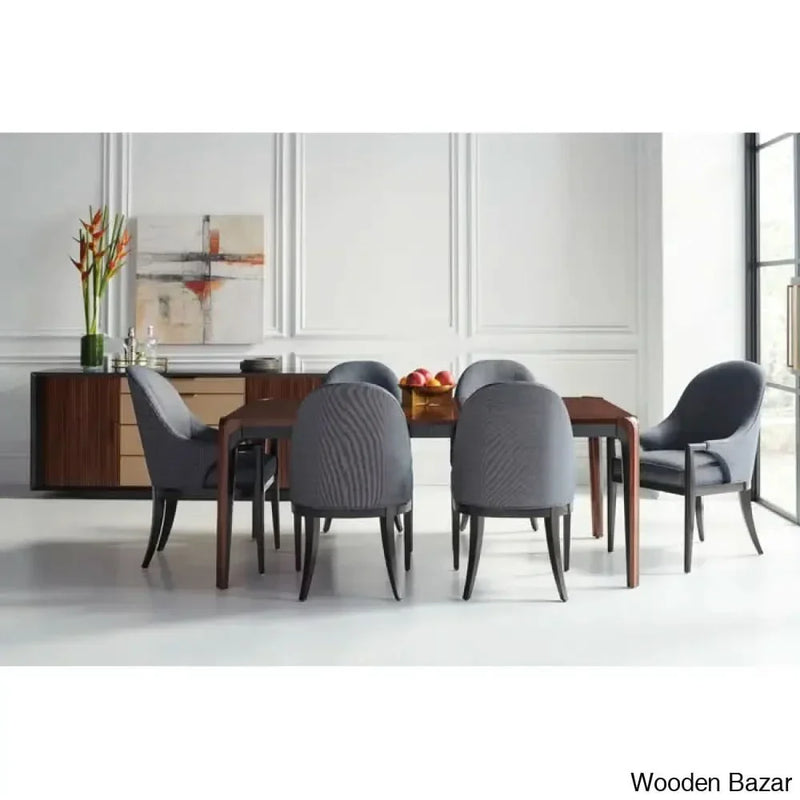 Barric New 4 seater Classic Dining Table Set - Wooden Empiro