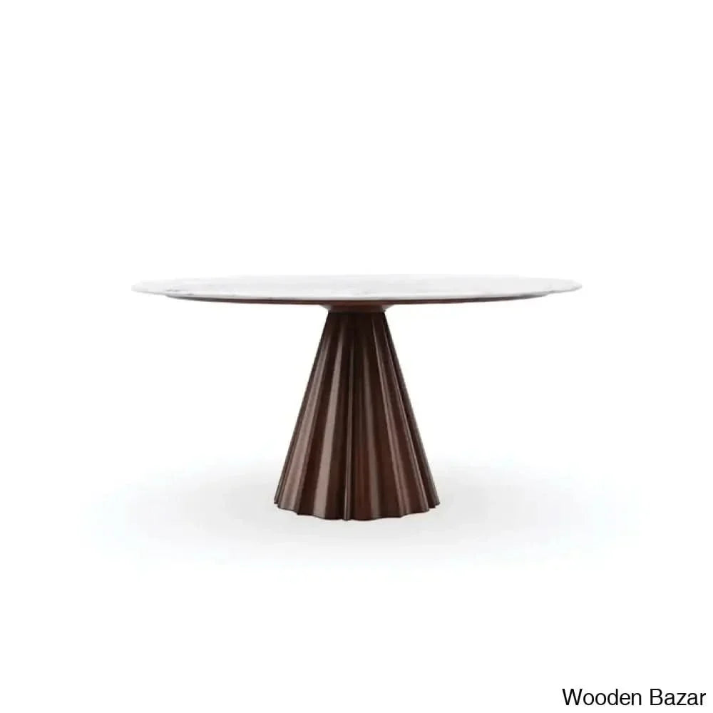 Barric New 4 Seater Classic Dining Table Set - Wooden Empiro