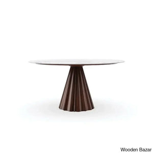 Barric New 4 Seater Classic Dining Table Set - Wooden Empiro