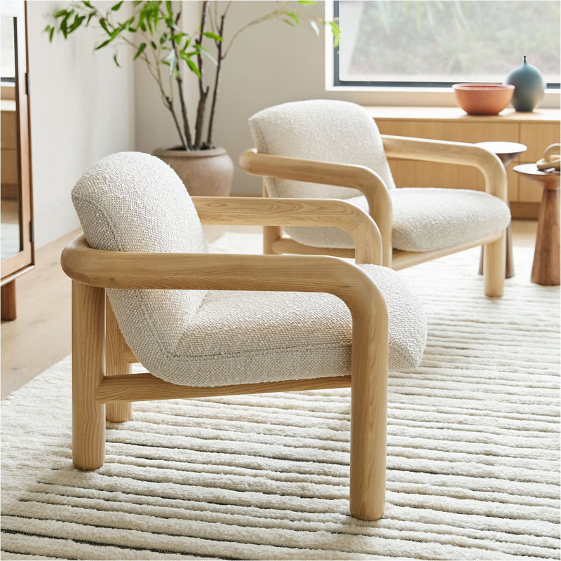 Auin Wifkart Upholstered Chair - Wooden Empiro