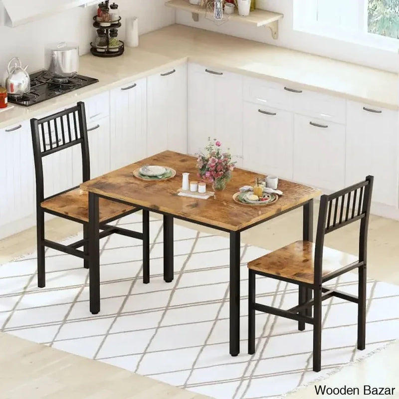 Bishop New 2 seater Dining Table Set - Wooden Empiro