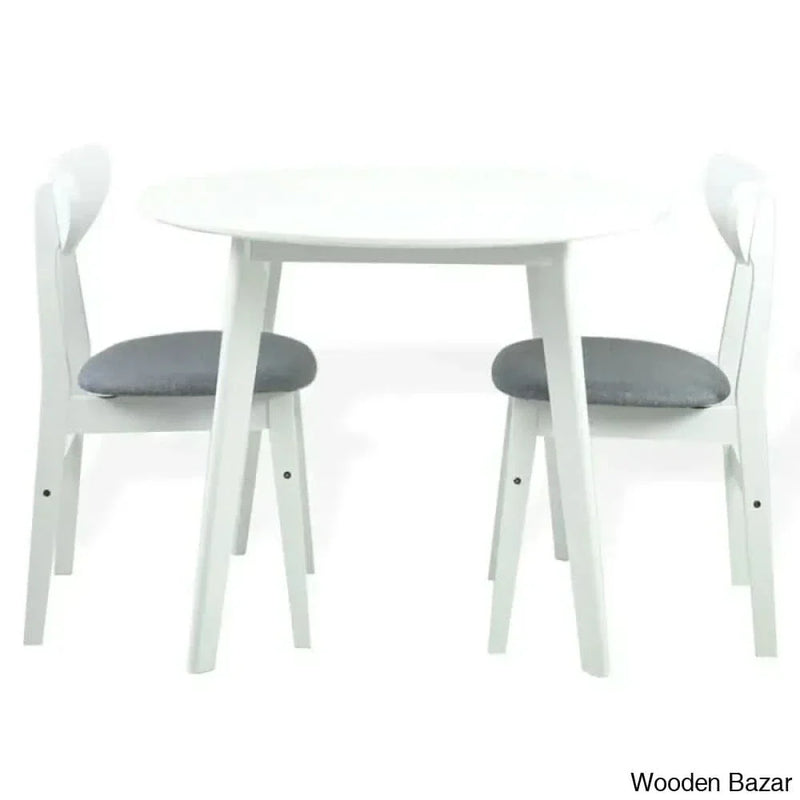 Blaan New 2 Seater Dining table Set - Wooden Empiro