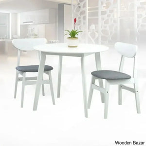 Blaan New 2 Seater Dining Table Set - Wooden Empiro Espresso