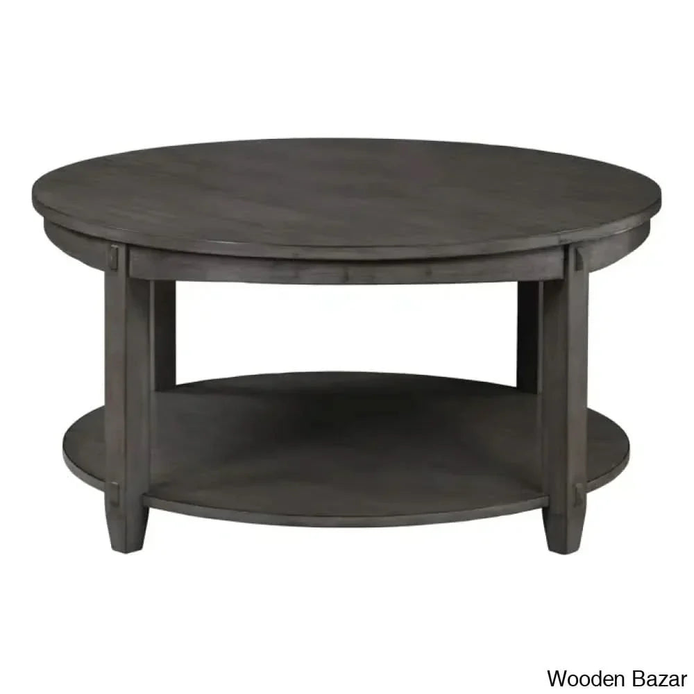 Bly Modern Coffee And Center Table - Wooden Empiro Slate Gray