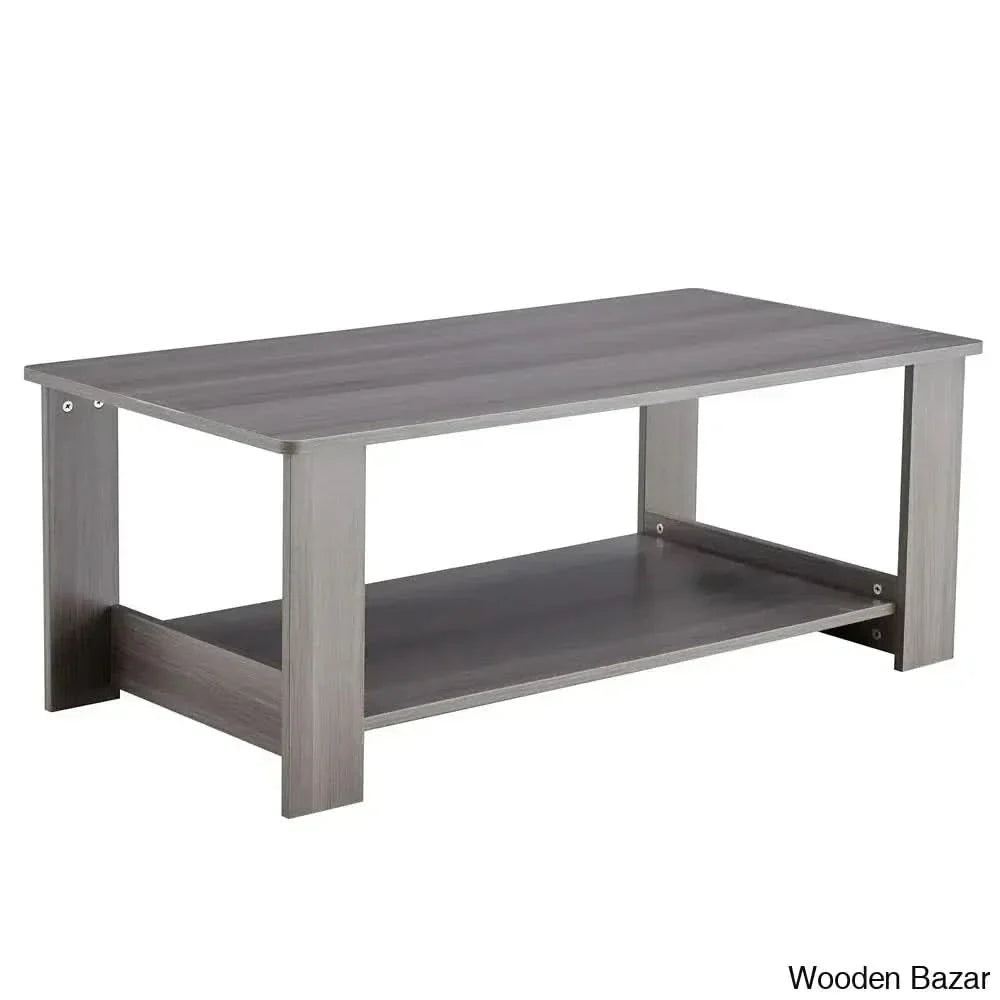 Bonnic Coffee And Center Table Gray / 16.5’’ H X 35.4’’ L 19.6’’ W