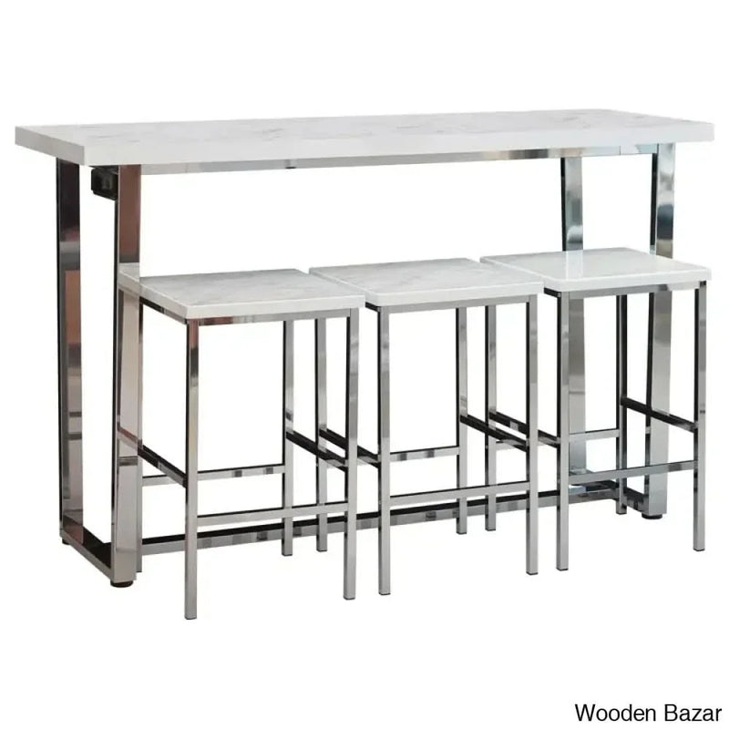 Brant New 3 Seater Trestle Dining Set - Wooden Empiro