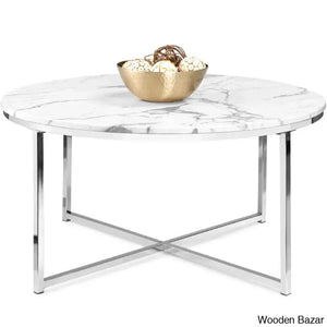 Breiony Coffee And Center Table Chrome