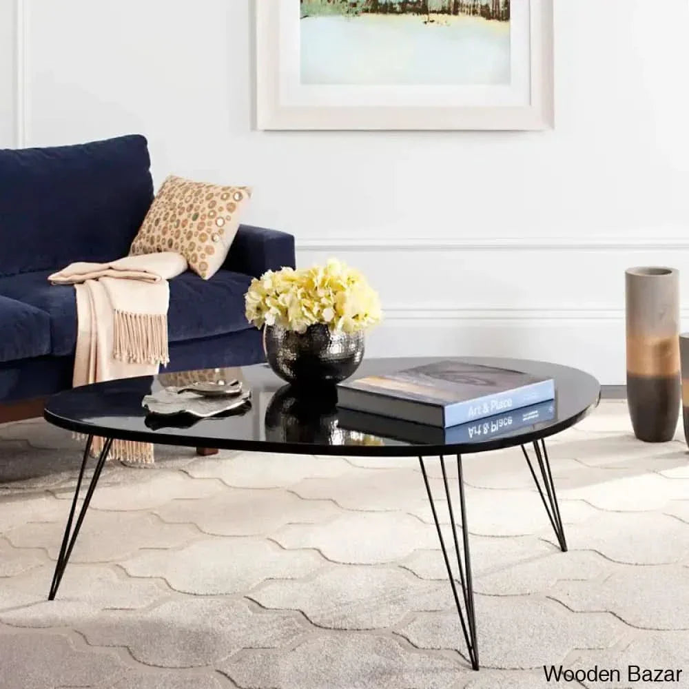 Brycelynu Single Coffee And Center Table Black