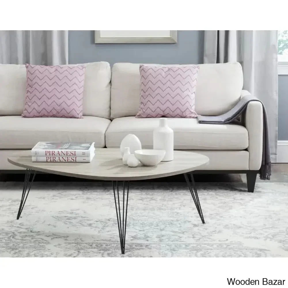 Brycelynu Single Coffee And Center Table Oak
