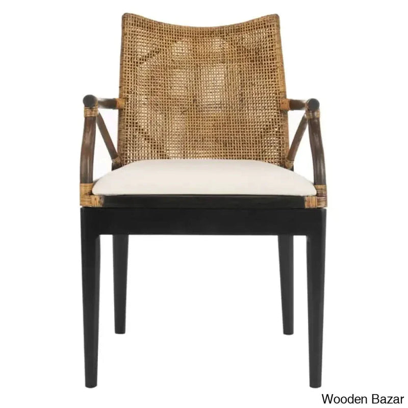 Bungalo Rattan Armchair - Wooden Empiro