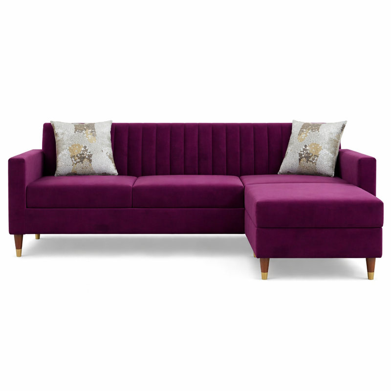 Ela Modern Minimilist L-Shaped Sofa