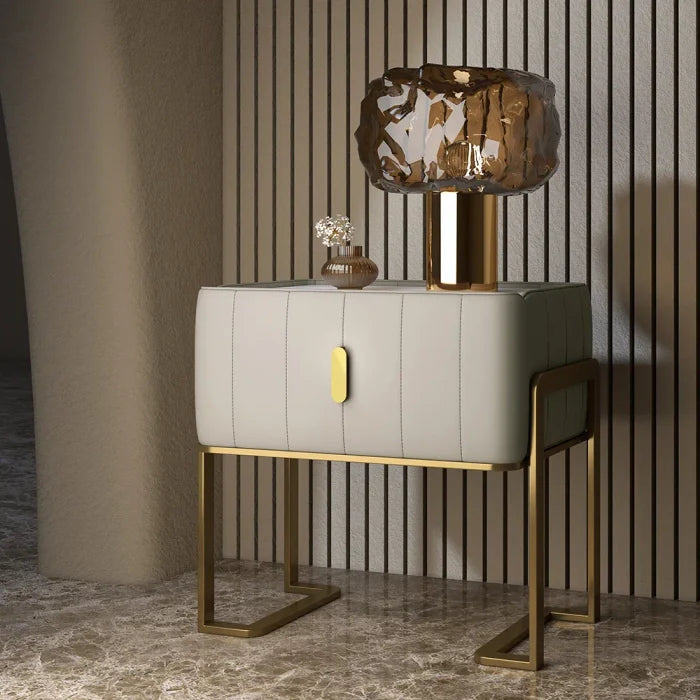 Hayat Modern Single Drawer Bedroom Bedside Table
