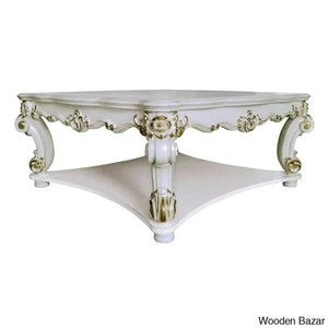 Cabildon Coffee And Center Table White
