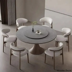 Cavalon New 4 & 6 Seater Pedestal Dining Set - Wooden Empiro