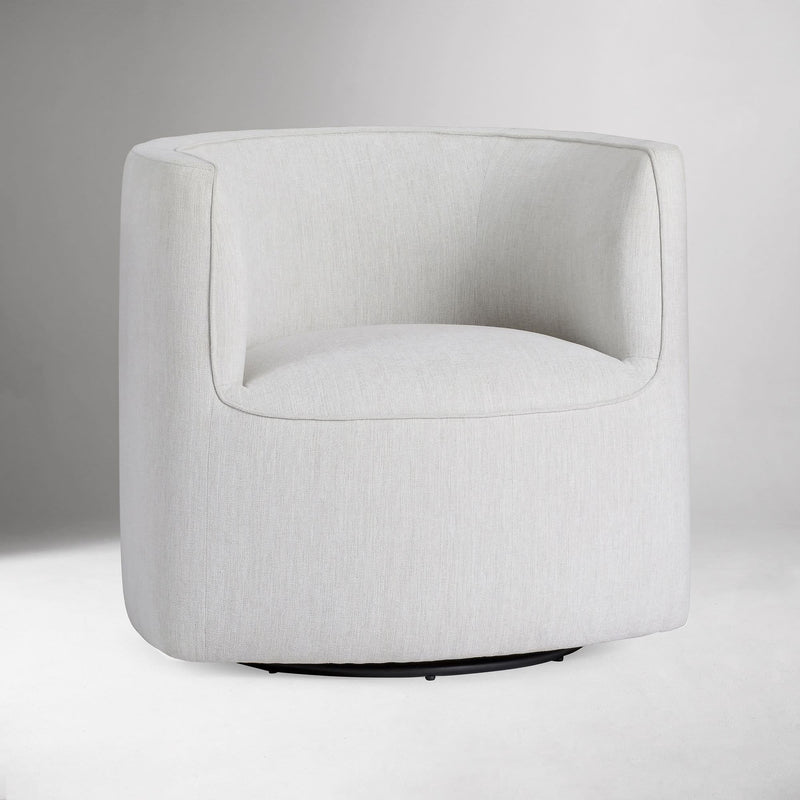 Parsite Rounded Swivel Chair - Wooden Empiro
