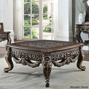 Chimpam Latest Coffee And Center Table For Luxe Living - Wooden Empiro Brown